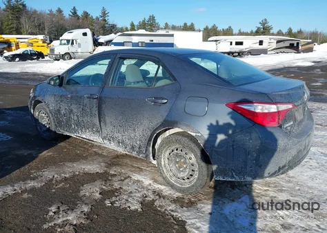 2016 Toyota Corolla Le из США, поврежденный, VIN 5YFBURHE4GP463762